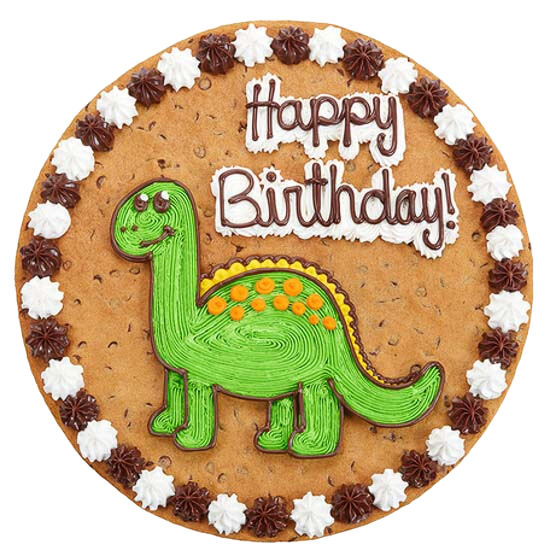 Great American Cookie cake with 